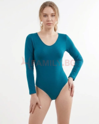 Дамско боди и бикина петрол, размери S - XL