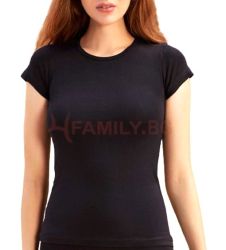Черна дамска тениска, размери S - XL