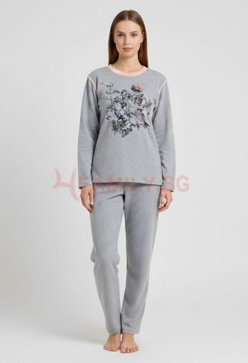 Ватирана пижама Птиче, размери М - 4XL
