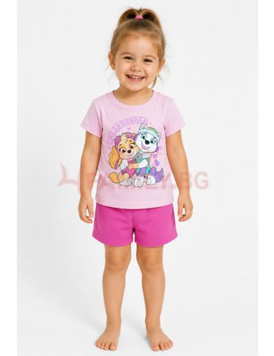 Детска пижама Girl Pup Power, размери 86см - 110см