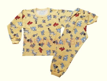 Детски пижами с палавите Том и Джери, 2-3г