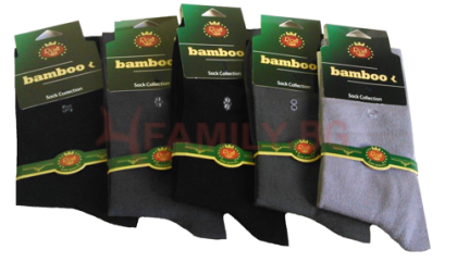  Мъжки чорапи Бамбук, комплект 3 чифта, размери 40-46