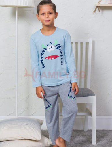 Детски пижами за момче, размери 3г - 8г