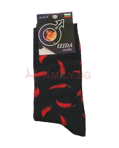 Чорапи с мотив чушки, размери 42-45