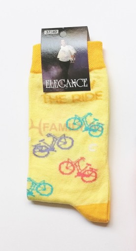 Чорапи с мотив велосипеди, размер 37-40