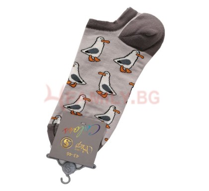 Чорапи терлик с мотив Пингвини, размери 43-46