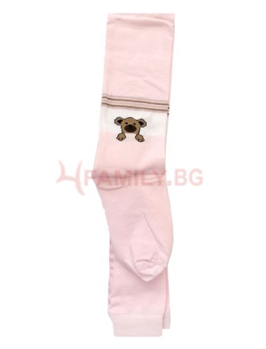 Розов детски чорапогащник, размер 7-8г