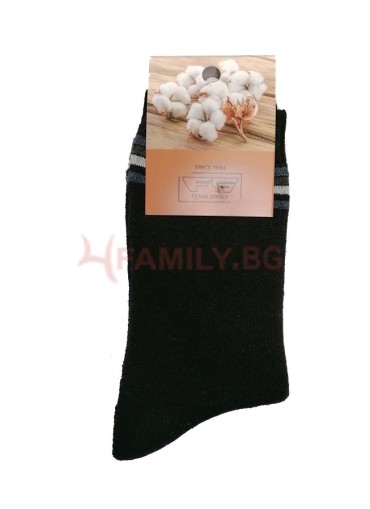 Черни термо чорапи, размер 35-38