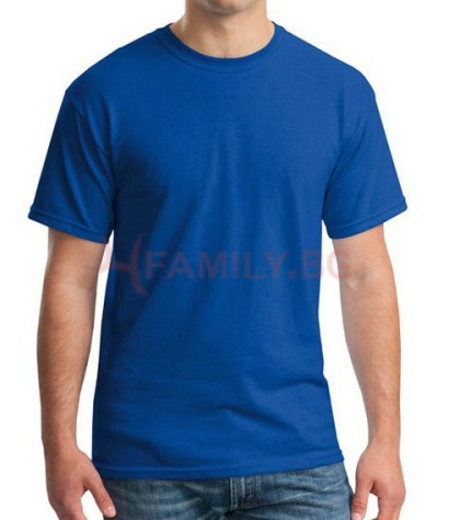 Тениска в кралско синьо, размери S - XL