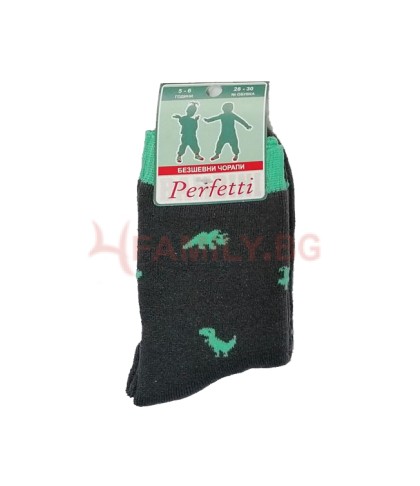 Термо чорапи Динозаври, размери 28 - 33