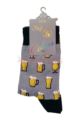Чорапи с мотив чаши Бира, размер 39-42