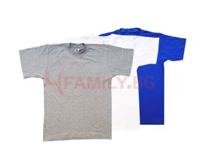 Едноцветни тениски в макси размери, 2XL - 6XL