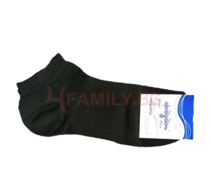 Чорапи терлик черни Ажур, размер 35-46