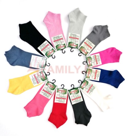 Чорапи терлик Бамбук микс цветове, размер 35-38