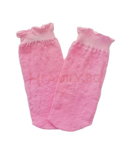 Детски розови чорапи фигурални, размери 5 - 12г