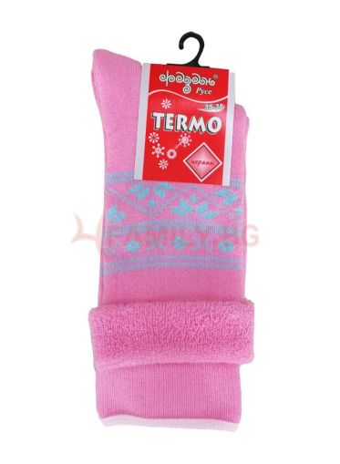 Термо чорапи с шевица, размер 35-38