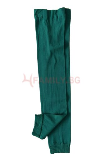 Зелен клин-чорапогащник 60 DEN, размери 122см - 158см