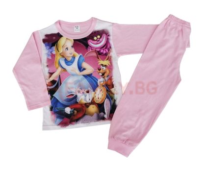 Детска пижама с Алиса, размери 98см - 116см