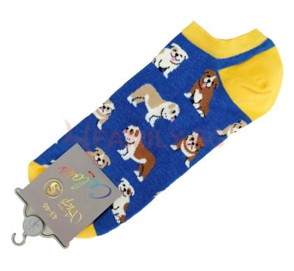 Чорапи терлик с мотив Кучета, размер 43 - 46