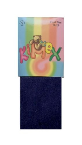 Тъмносин детски чорапогащник памук, размери 106см - 146см