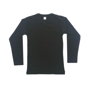 Черна детска блуза, размери 152-158 см