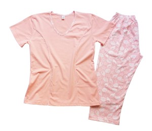  Дамски пижами, 7/8 панталон, размери M - XL