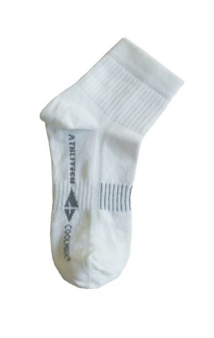  Бели чорапи къс конч