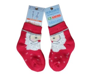 Коледни термо чорапи, размери 0 - 12м