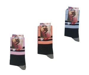  Дамски чорапи Усмивка, комплект 3 броя