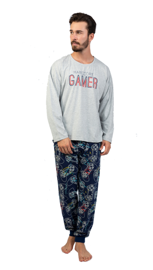 Мъжки пижами GAMER, размери M - XL