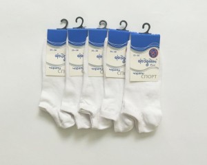 Бели чорапи терлик Ажур, размери 35-46