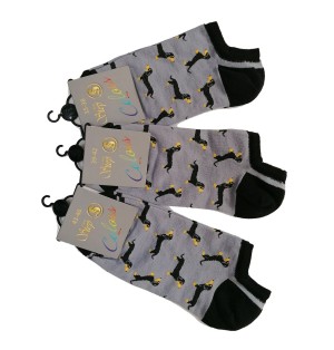 Чорапи терлик с мотив Кучета, размери 39-46