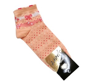 Дамски чорапи къс конч пудра, размер 36-40