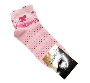 Дамски чорапи къс конч светлорозови, размер 36-40