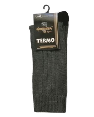 Мъжки термо чорапи сиви, размери 39-42