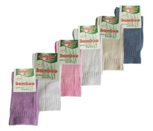  Детски чорапи БАМБУК микс цветове, размери 28-31