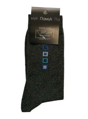 Мъжки чорапи графит, размер 42-44