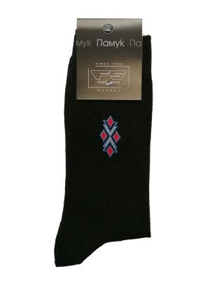 Мъжки чорапи черни, размер 42-44