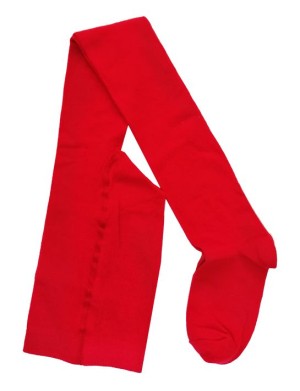  Детски червен чорапогащник, размери 116см - 146см