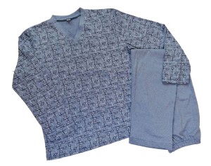 Мъжка пижама памук, размери M - 4XL