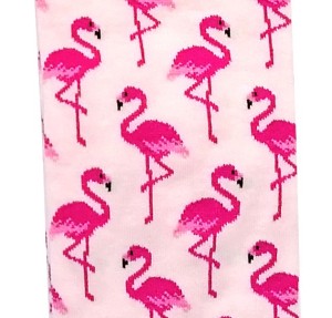 3/4 чорапи с мотив Фламинго, размер 38-41
