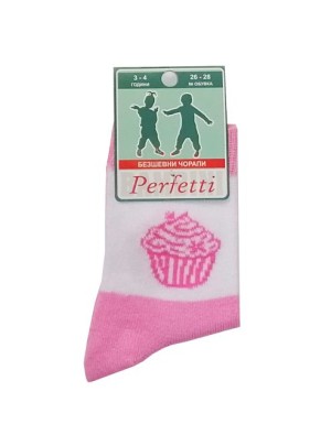 Детски чорапи Кексче розови, размер 26-28