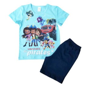Детска лятна пижама Пирати, размери 110см - 116см