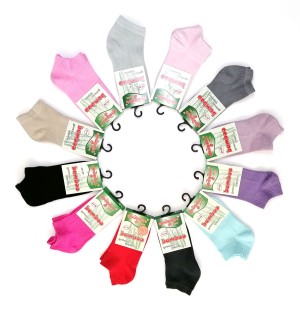  Детски чорапи терлик Бамбук микс цветове, размер 23-26
