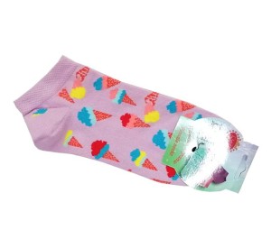 Чорапи терлик с мотив Сладоледи, размер 36-40