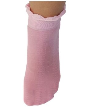 Детски розови чорапи фигурални, размери 5 - 12г
