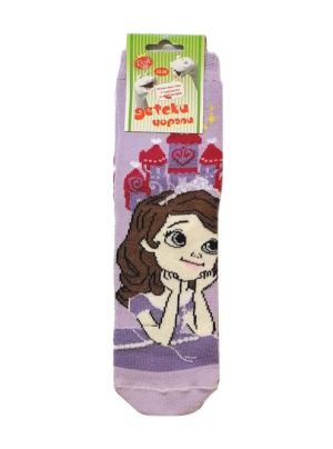 Детски чорапи с Принцеса София, размер 23-26