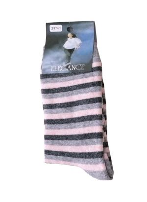 Дамски термо чорапи райе, размер 37-41
