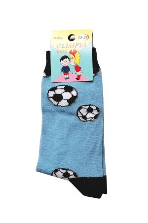 Чорапи с мотив на футболни топки, размери 35-38