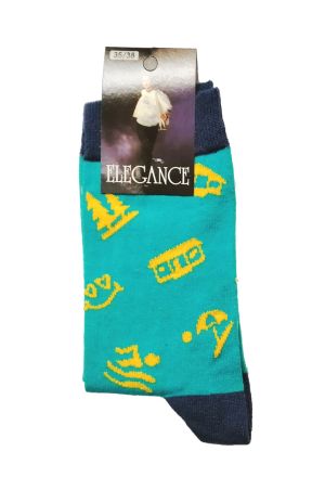 Чорапи с мотив Къмпинг, размер 35-38